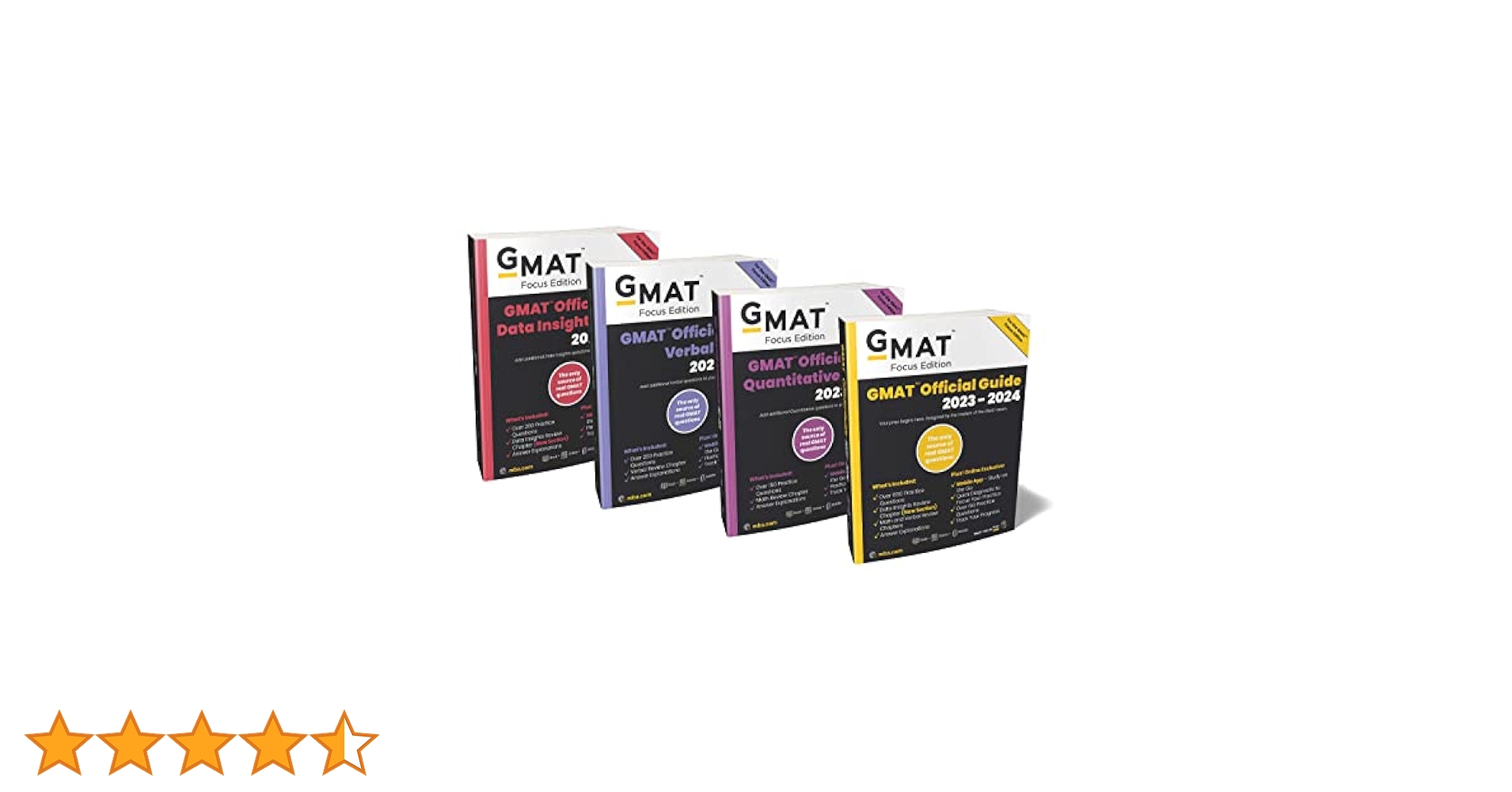 GMAT Official Guide 2023-2024 Bundle, Focus Edition